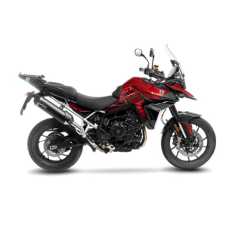 LeoVince LV One EVO Black Edition Slip-One Muffler Ece Triumph Rally PRO / Tiger GT