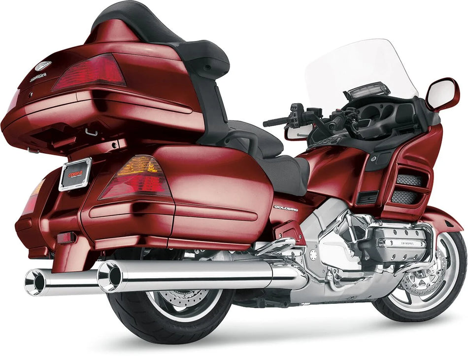 Cobra Classic Slip-on Mufflers Chrome with Tips