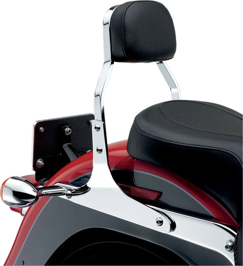Cobra Mini Square Sissy Bar Chrome with Pad (602-1103)