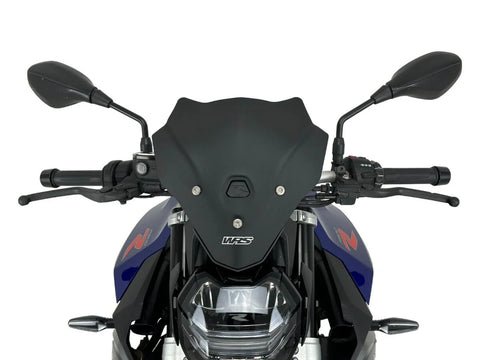 WRS Touring Windscreen Matt Black (BM101NO)