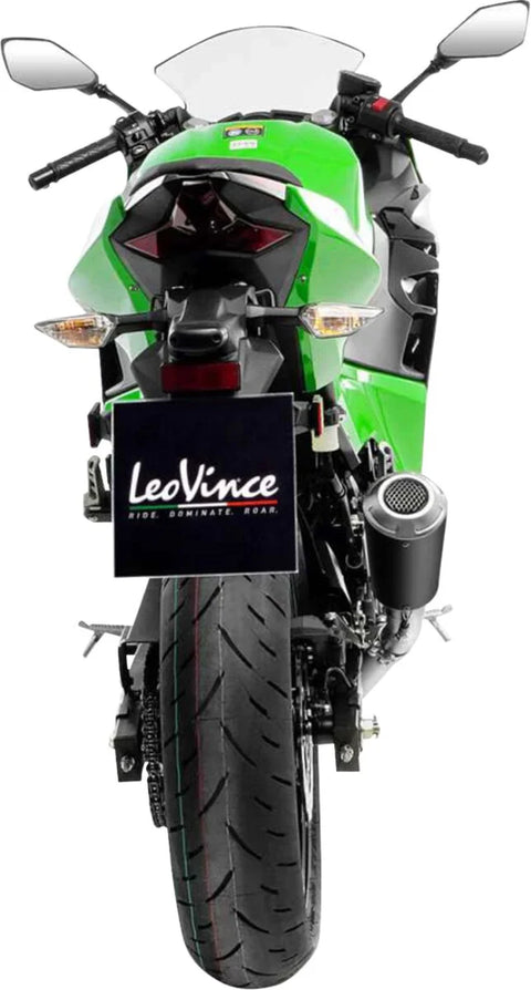 LeoVince Slpon LV-10 Blk Ninja 400