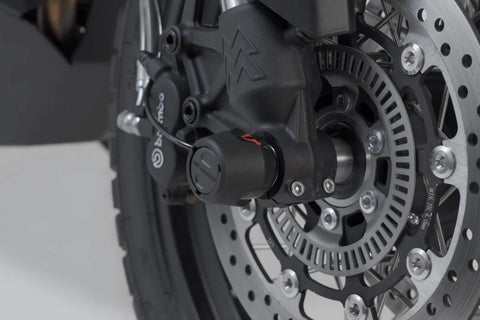 SW-Motech Front Axle Slider Set — Moto Morini X Cape