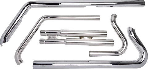 Cobra Speedster Slash Down Exhaust Chrome with PowerPort (6850)