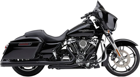 Cobra 4" Round Slip-on Contrast Cut Mufflers Black