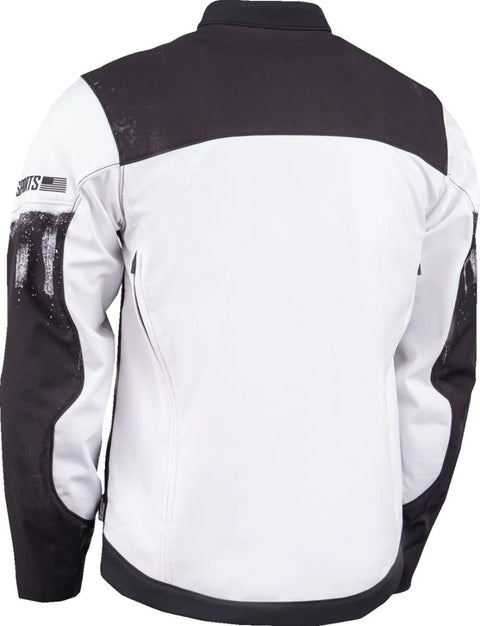 ICON Merc3 Anomaly Textile Jacket White