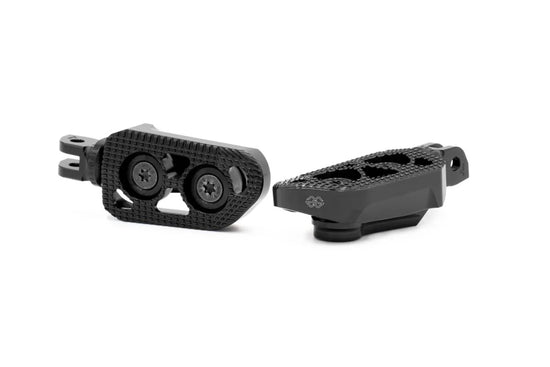 Gilles Tooling Tour-X Touring Motorcycle Rider Footpegs Black (RGK-970-UF37-SET-B)