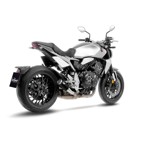 LeoVince LV Corsa S Full Black Slip-on Muffler SS Honda Neo Sports Cafe