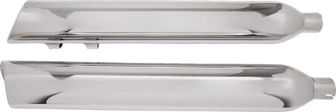 Cobra 4" Round Slip-on 909 Mufflers Chrome (6303)