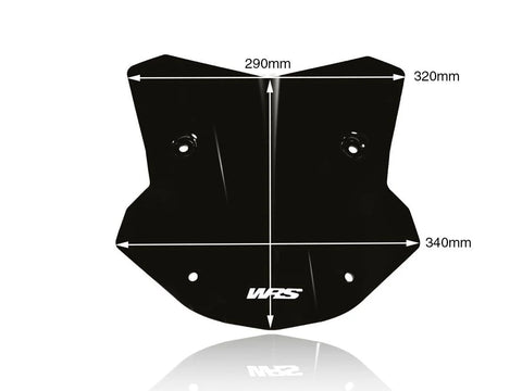 WRS Sport Windscreen Gloss Black (BM065NL)