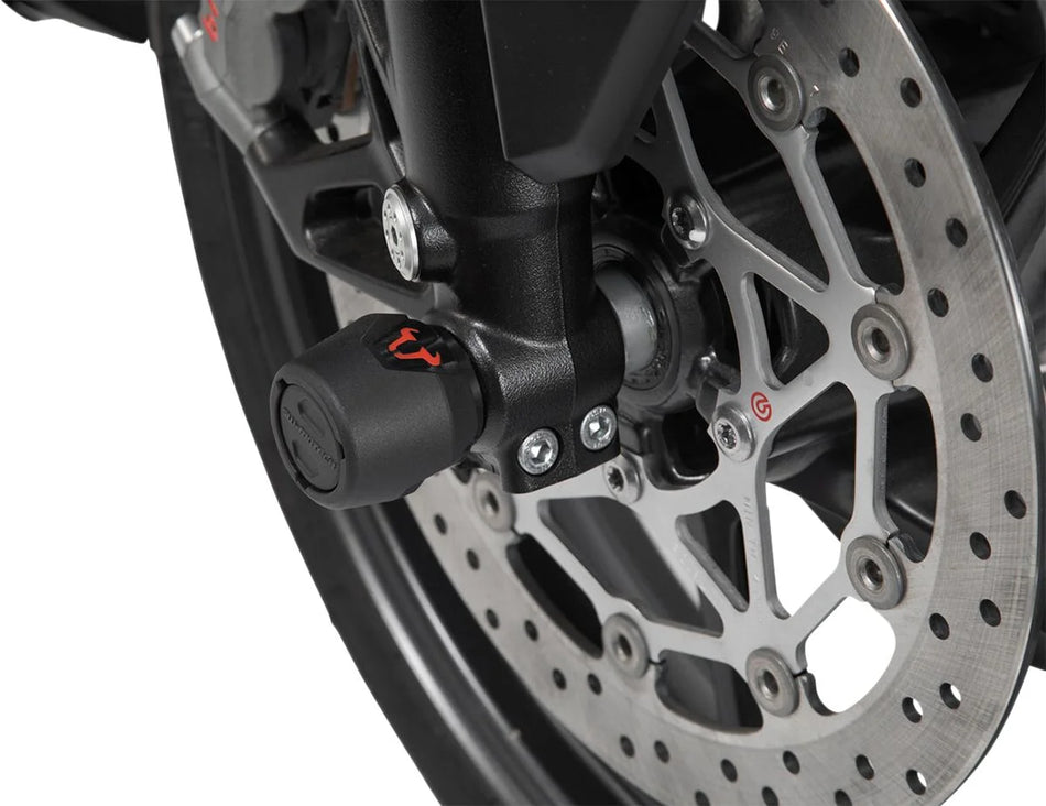 SW-Motech Slider For Front Axle Black Moto Guzzi V85 TT