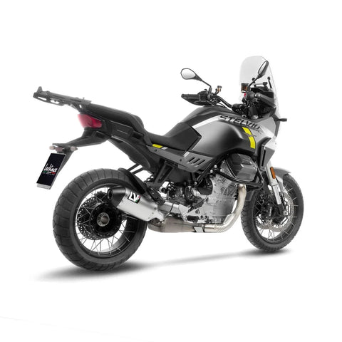 LeoVince LV-14 Titanium Slip-on Muffler Ece Moto Guzzi Pff Rider Assistance Solution / Stelvio