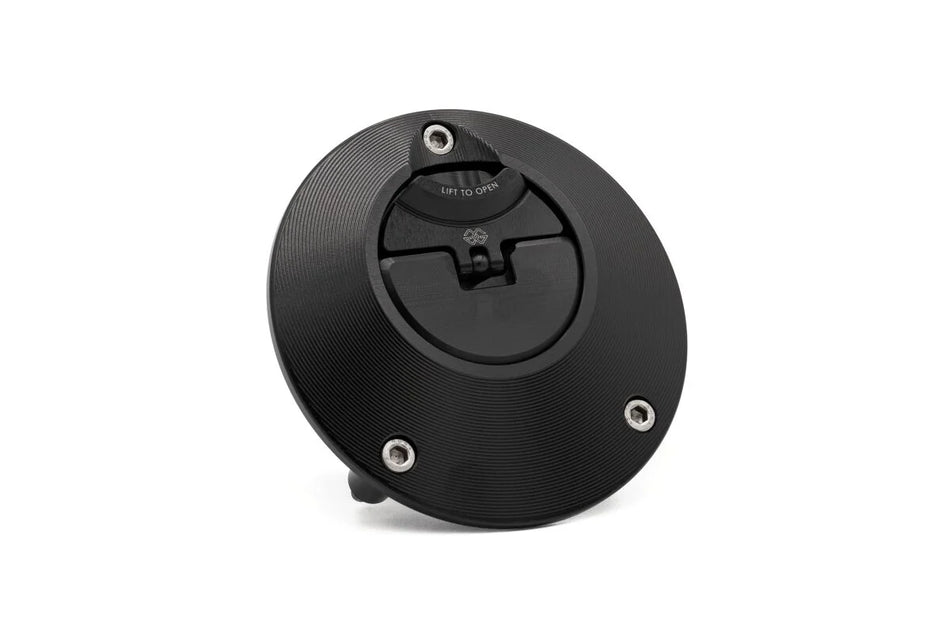 Gilles Tooling FCAP2 Motorcycle Quick-Release Fuel Cap Black (FCAP2-B003-B)