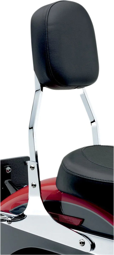 Cobra Standard Square Sissy Bar Chrome with Pad (602-1150)