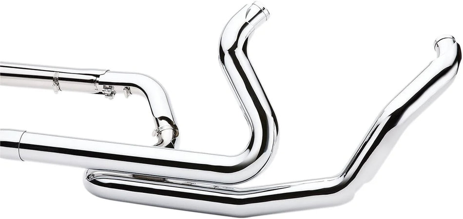 Cobra PowerPort Dual Headpipes Chrome with Dual Bungs