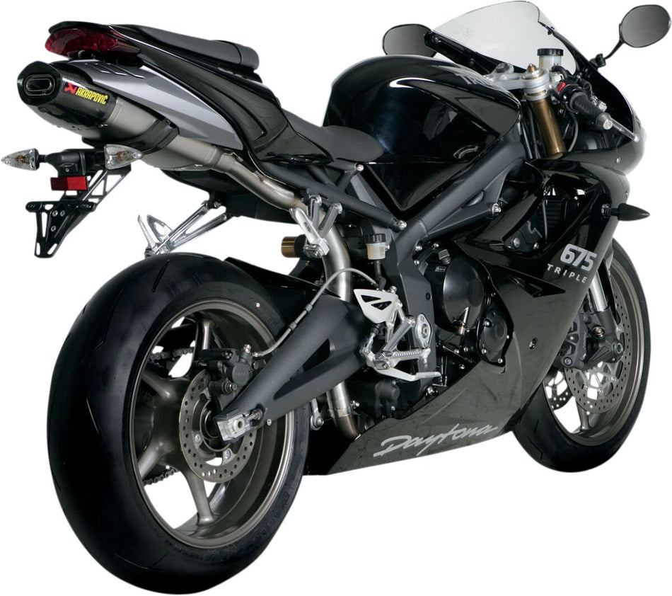 Akrapovic Slip-on Line Muffler Titanium Triumph Daytona