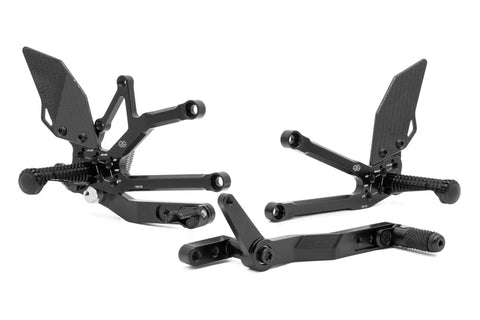 Gilles Tooling FXR2 Adjustable Rearset Black (FXR2-T02-B)