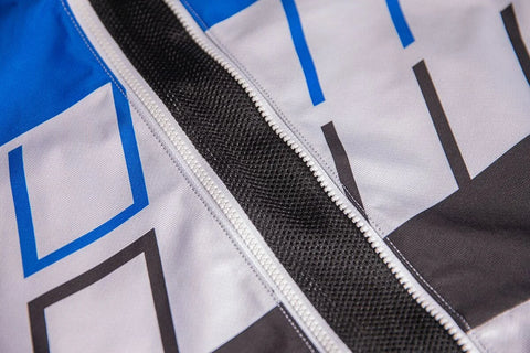 ICON Airform Retro Textile Jacket Blue/White
