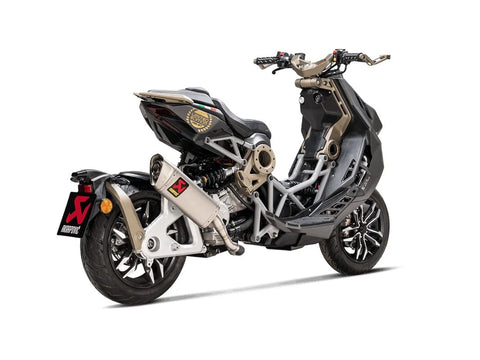 Akrapovic Slip-on Line Muffler Titanium Italjet Dragster