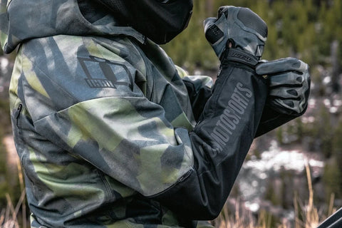 ICON Airform Battlescar Textile Jacket Green