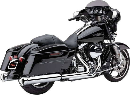 Cobra 4-1/2" Tapered Slip-on Neighbor Hater Mufflers Chrome