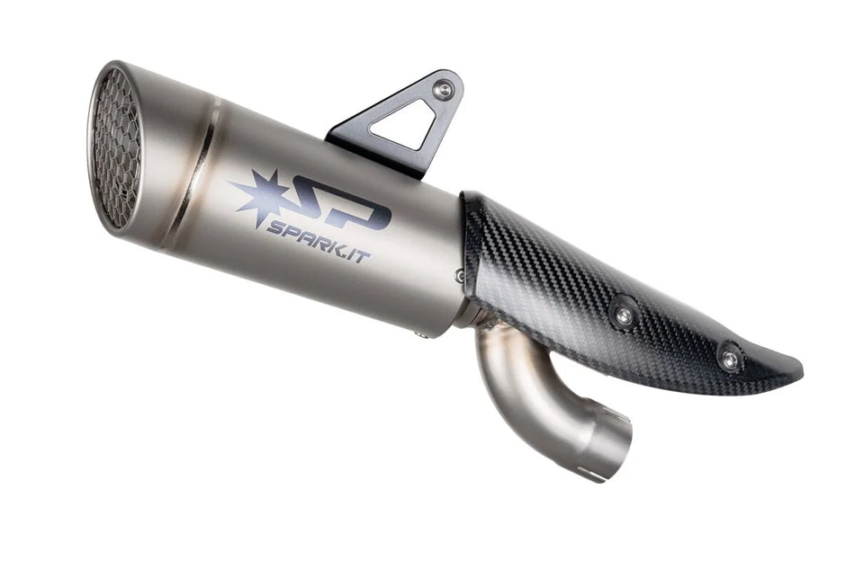 Spark Grid-O Slip-on Double Muffler Titanium ECE (GTR0105TOM)