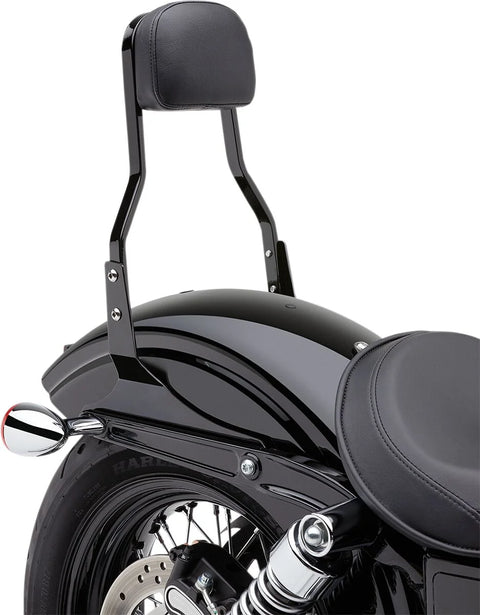 Cobra 14" Short Square Sissy Bar Black