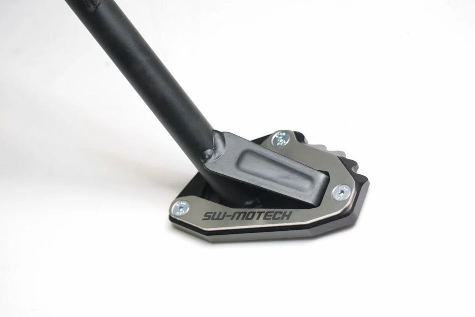 SW-Motech Side Stand Foot Extension Black/Silver Ducati Models