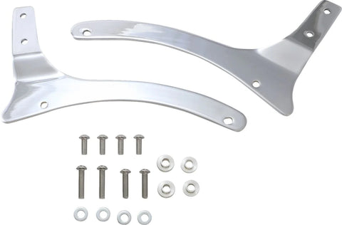 Cobra Tall Round Sissy Bar Chrome with Pad (02-7740)