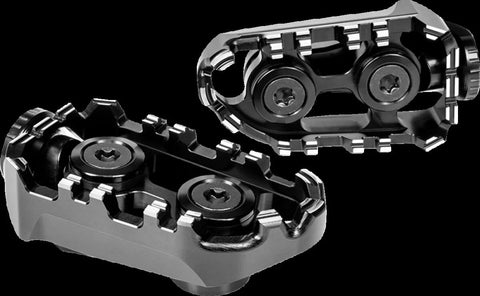 Gilles Tooling Tech-X Enduro Rider Footpegs Black (RGK-118-UF35-SET-B)