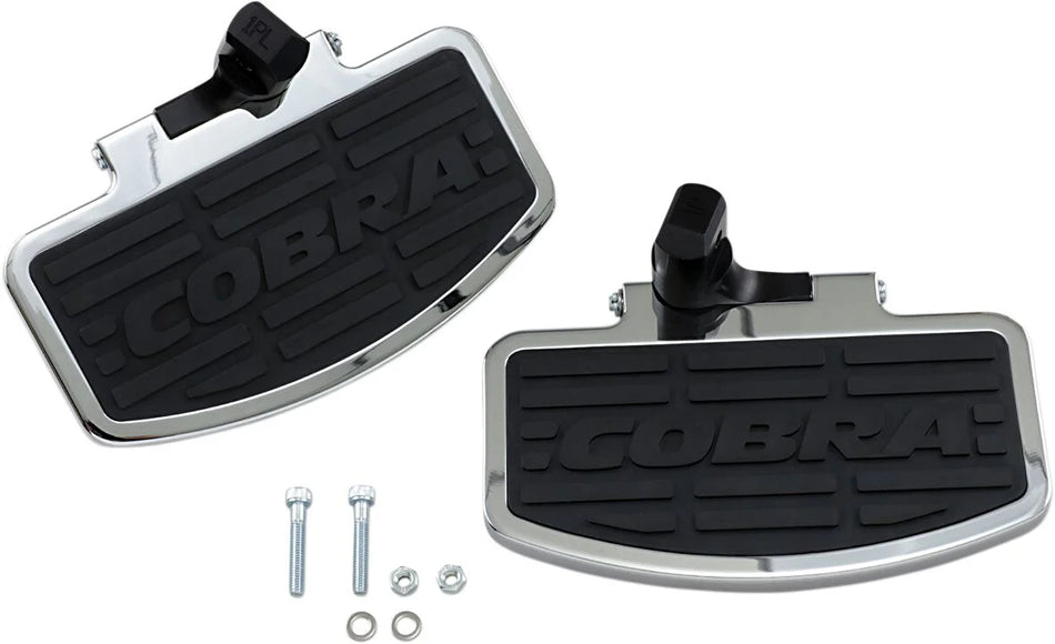 Cobra Classic Rear Floorboard Kit Chrome (06-3637)