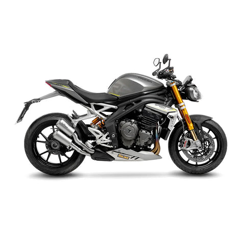 LeoVince LV-10 Dual Slip-on Muffler Stainless Steel Ece