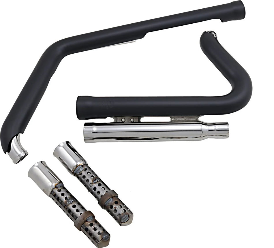 Cobra Speedster 909 Short 2-into-2 Exhaust System Black (6711B)
