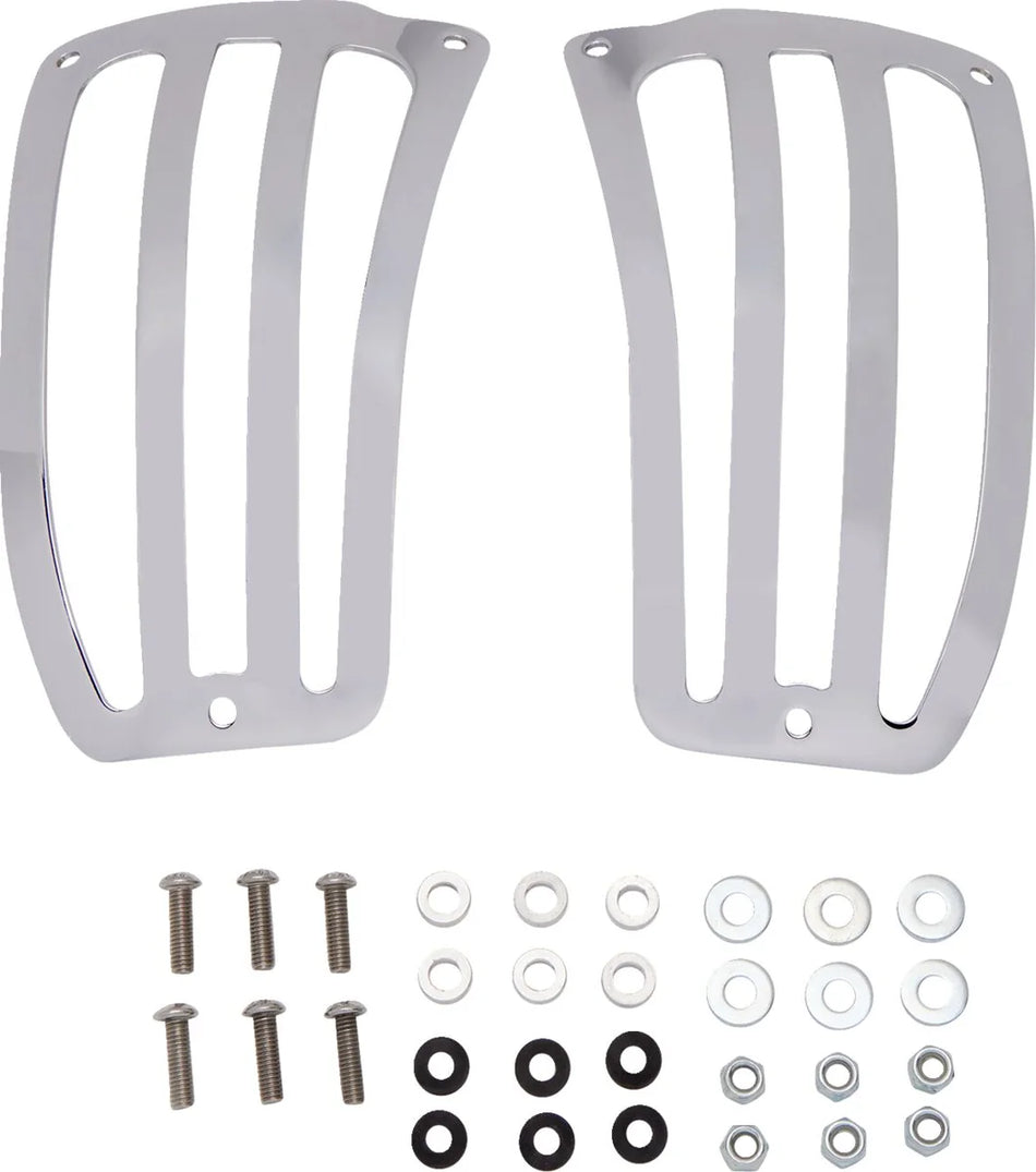 Cobra Saddlebag Lid Guards Chrome