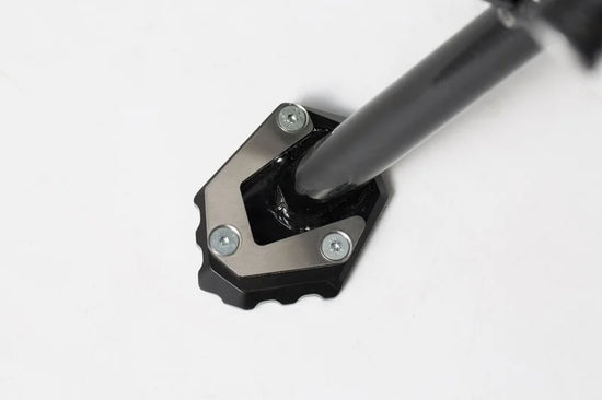 SW-Motech Side Stand Foot Extension Black/Silver Honda VFR800X ,CB/R Models