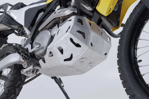 SW-Motech Engine Guard Silver — Suzuki DR Z4S / DR Z4SM