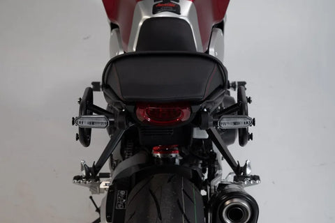 SW-Motech Legend Gear LC1 & LC 2 Side Bag System Brown Edition — Honda Neo Sports Cafe
