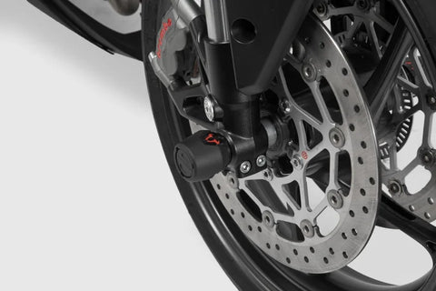 SW-Motech Front Axle Slider Set Black Kawasaki Z900