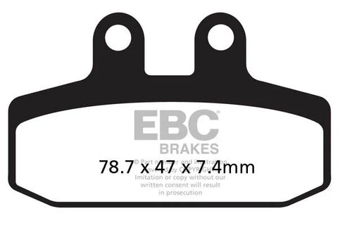 EBC Sintered Metal Front Brake Pads SFA256HH