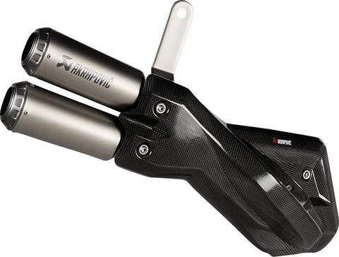 Akrapovic Slip-on Line Dual Muffler Titanium Ducati Multistrada