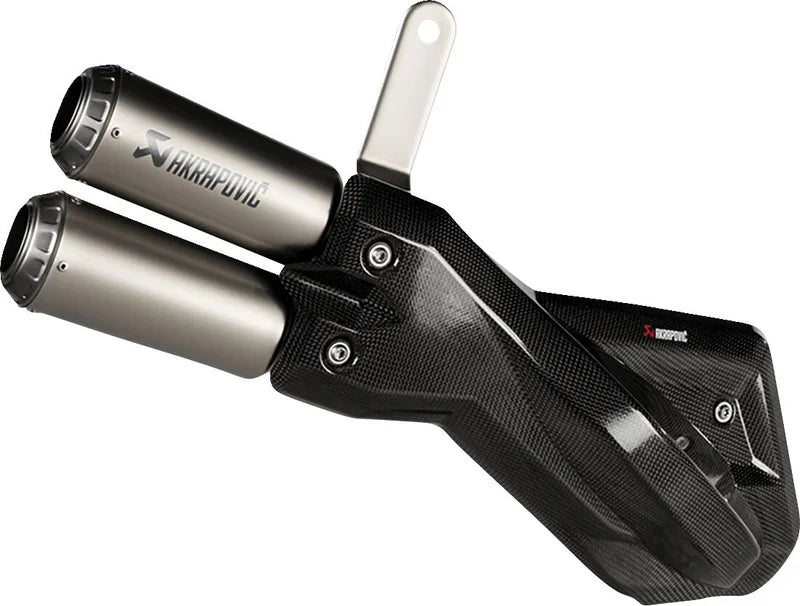 Akrapovic Slip-on Line Dual Muffler Titanium Ducati Multistrada
