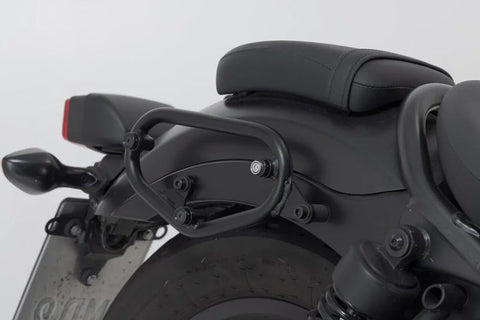 SW-Motech Legend Gear LC2 Side Bag System Brown Edition — Honda Rebel