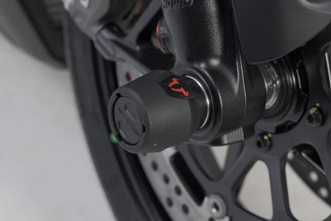 SW-Motech Front Axle Slider Set — Ducati