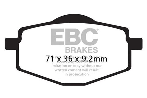 EBC Sintered Metal Front & Rear Brake Pads SFA101HH