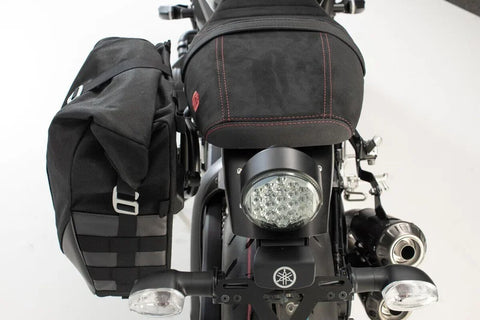 SW-Motech Legend Gear LC2 Side Bag System Brown Edition (Left) — Yamaha Abarth