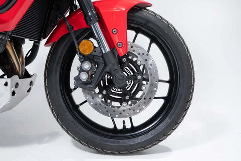 SW-Motech Front Axle Slider Set Black Yamaha Tracer 9