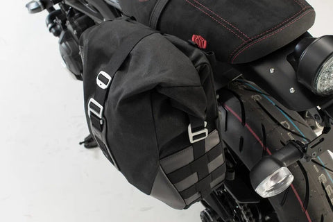 SW-Motech Legend Gear LC2 Side Bag System Brown Edition (Left) — Yamaha Abarth