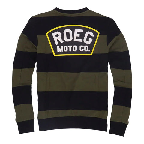 ROEG Shawn Stripe Sweatshirt Army/Black