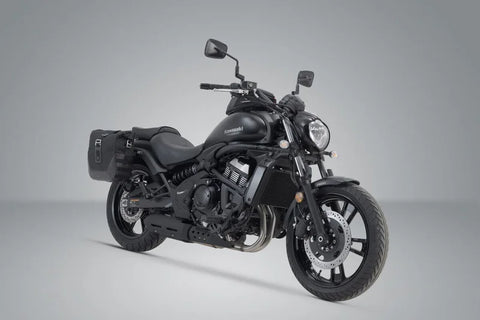 SW-Motech Legend Gear LC2 Side Bag System Black Edition — Kawasaki Vulcan S