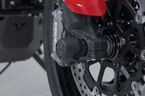 SW-Motech Rear Axle Slider Set — Ducati Multistrada V2