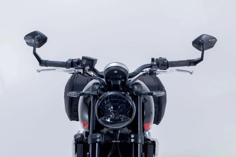 SW-Motech Bar End Mirrors — Triumph
